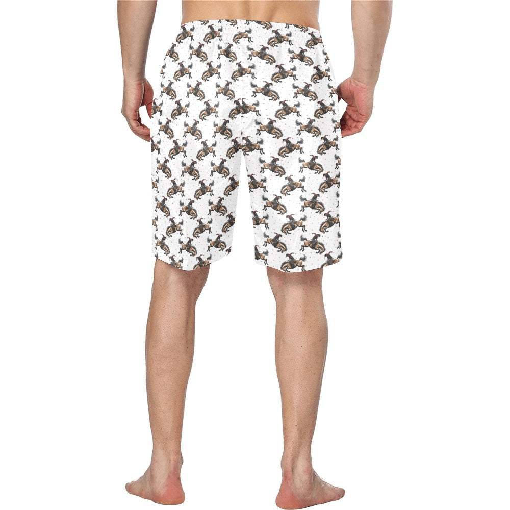 Baha Ranch Rodeo Cowboy Men's Western Swim Trunk Board Shorts - Baha Ranch Western Wear - Flyclothing LLC