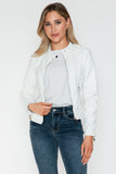 Snobbish PU Leather Zip Up Jacket with Pockets - Trendsi