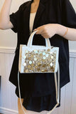 PU Leather Sequin Handbag - Trendsi - Flyclothing LLC