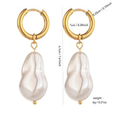 Lustrous Heart-Shaped Stainless Steel Earrings For Women - My Store - Flyclothing LLC