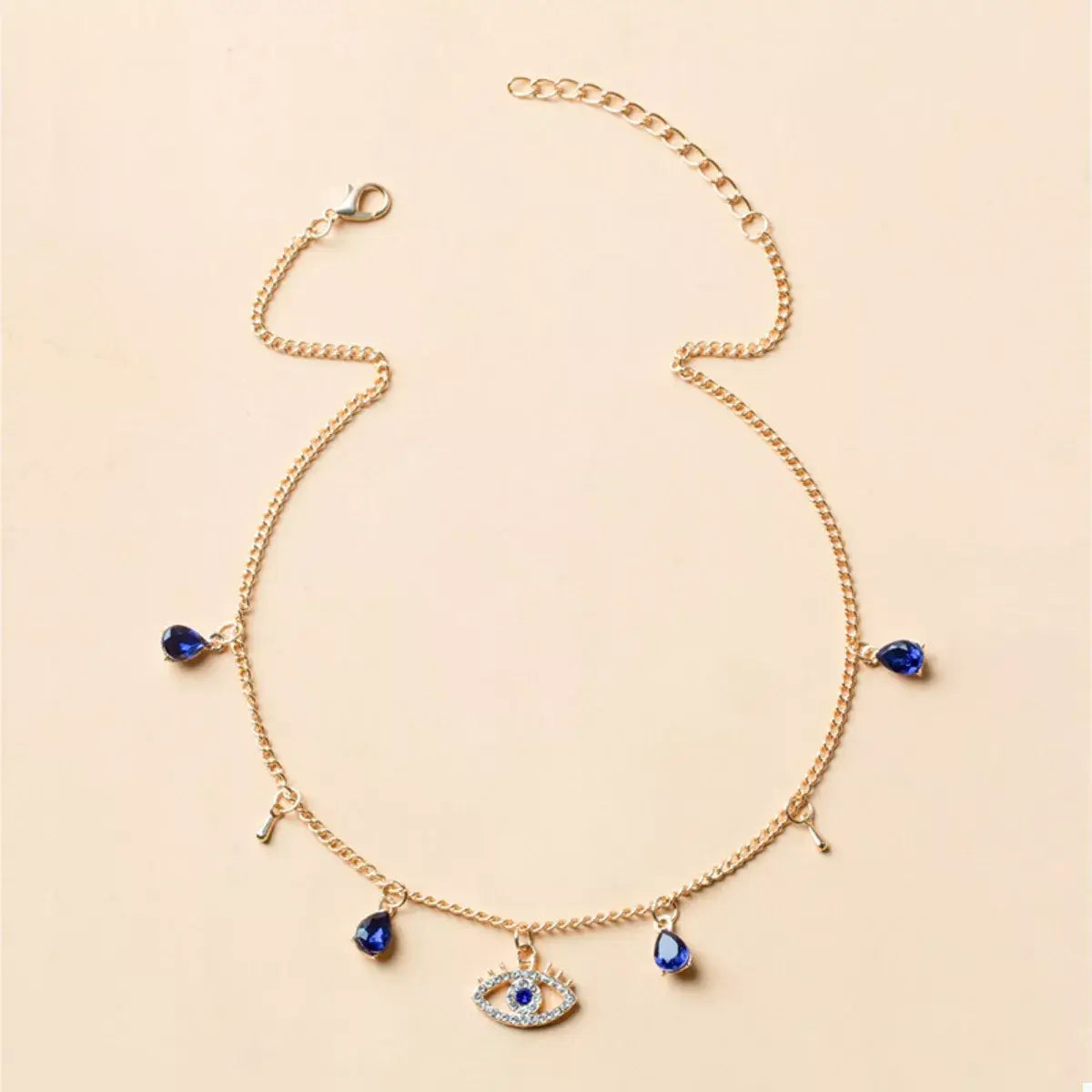 Evil Eye Charm Necklace - Trendsi - Flyclothing LLC