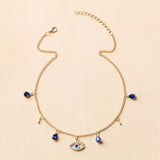 Evil Eye Charm Necklace - Trendsi - Flyclothing LLC