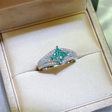 1 Carat Moissanite 925 Sterling Silver Ring - Trendsi - Flyclothing LLC