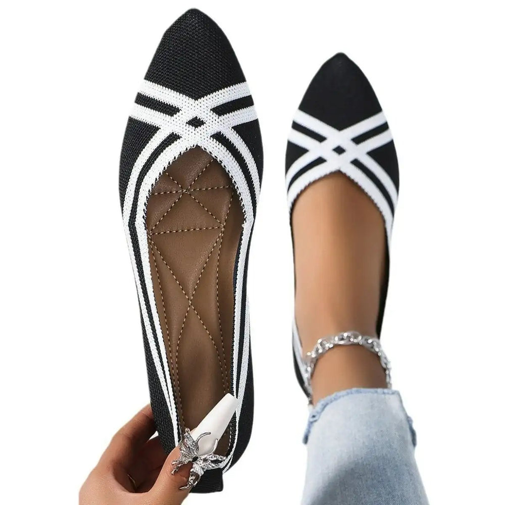 Point Toe Flats Slip-Ons - Trendsi