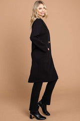 Culture Code Double Breast Lapel Collar Coat - Trendsi