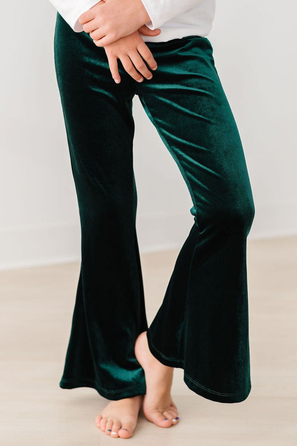 Hunter Green Velvet Bells - Mila & Rose ®