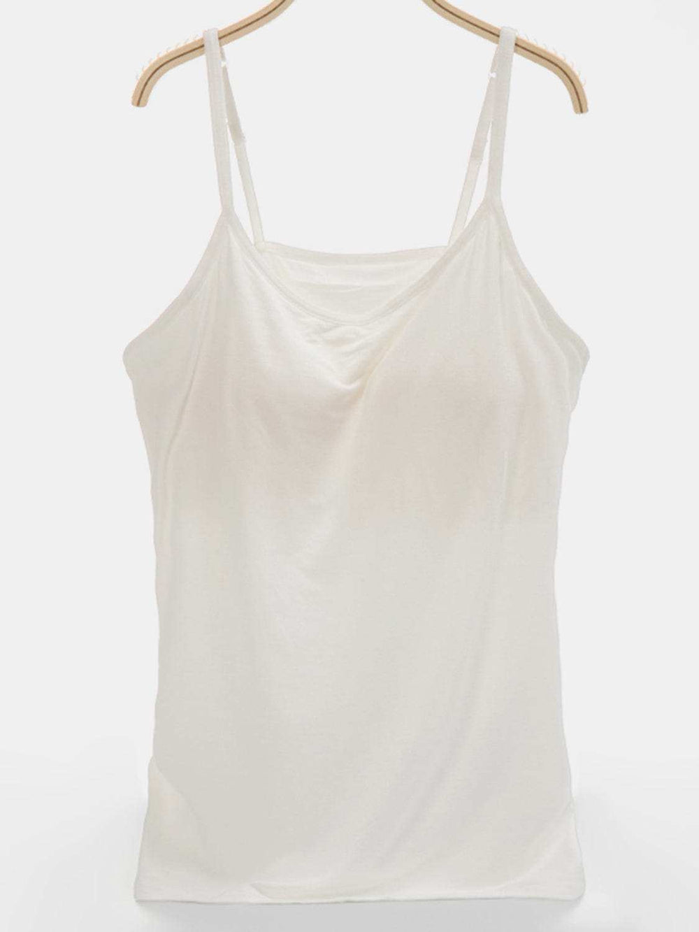 Scoop Neck Adjustable Strap Cami - Trendsi - Flyclothing LLC