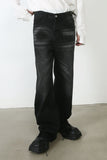 Men's Frayed Hem Jeans - Trendsi