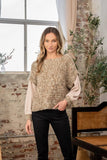 Sew In Love Full Size Fuzzy Long Sleeve Knit Top - Trendsi