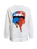 Graphic Round Neck Dropped Shoulder T-Shirt - Trendsi - Flyclothing LLC