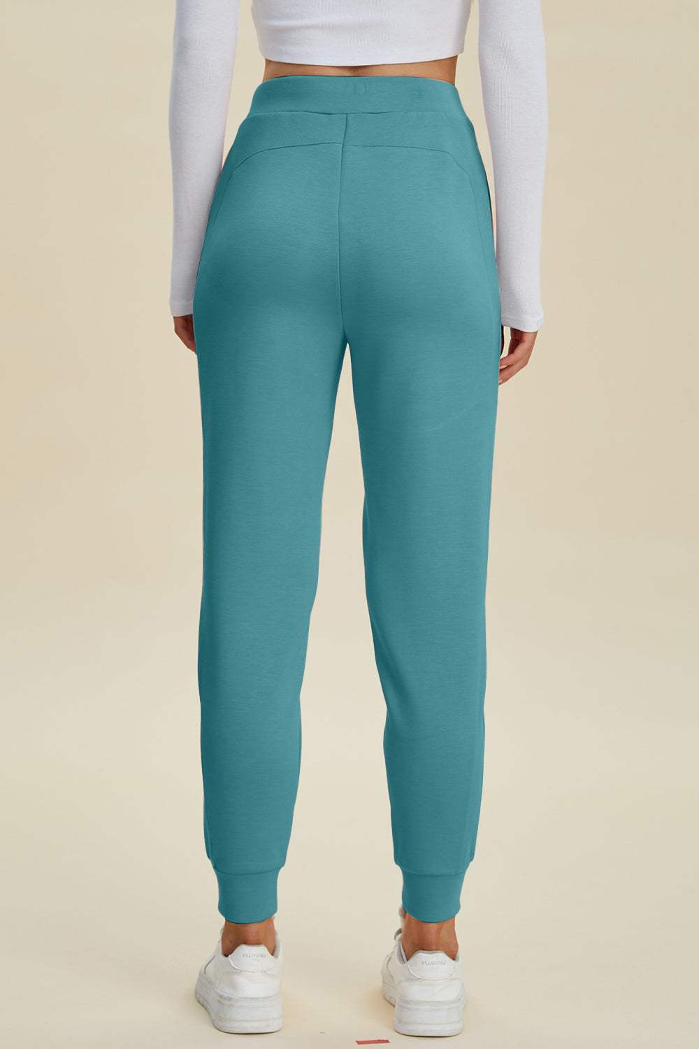 Basic Bae Full Size Air Scuba Drawstring High Waist Joggers - Trendsi - Flyclothing LLC