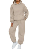 Full Size Kangaroo Pocket Hoodie and Joggers Set Plus Size - Trendsi - Flyclothing LLC