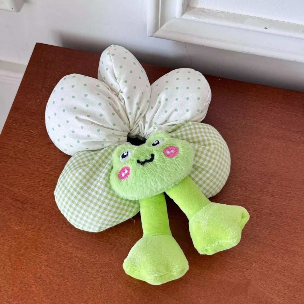 Printed Animal Shaped Hair Scrunchy - Trendsi - Flyclothing LLC