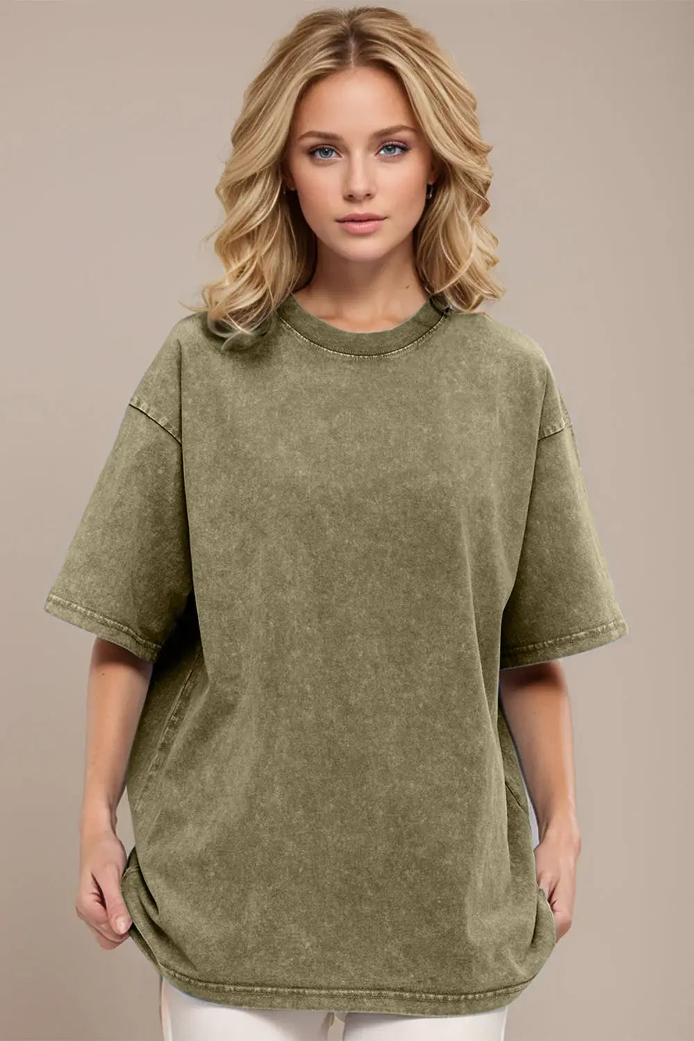 Basic Bae Round Neck Half Sleeve T-Shirt - ShopBasicbae - Flyclothing LLC