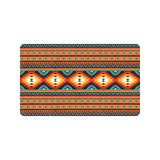 Orange Aztec Floor Mat 30" x 18" Made in America