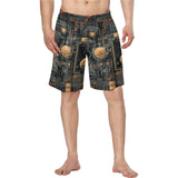 Baha Ranch Cyber Digital Gaming Men's Beach Board Swim Shorts