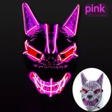 Halloween LED Full Face Luminous Mask - My Store - Flyclothing LLC