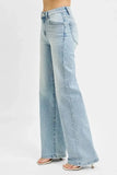 RISEN High Rise Wide Leg 90's Jeans - Trendsi