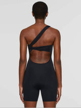 Single Shoulder Active Romper - Trendsi - Flyclothing LLC