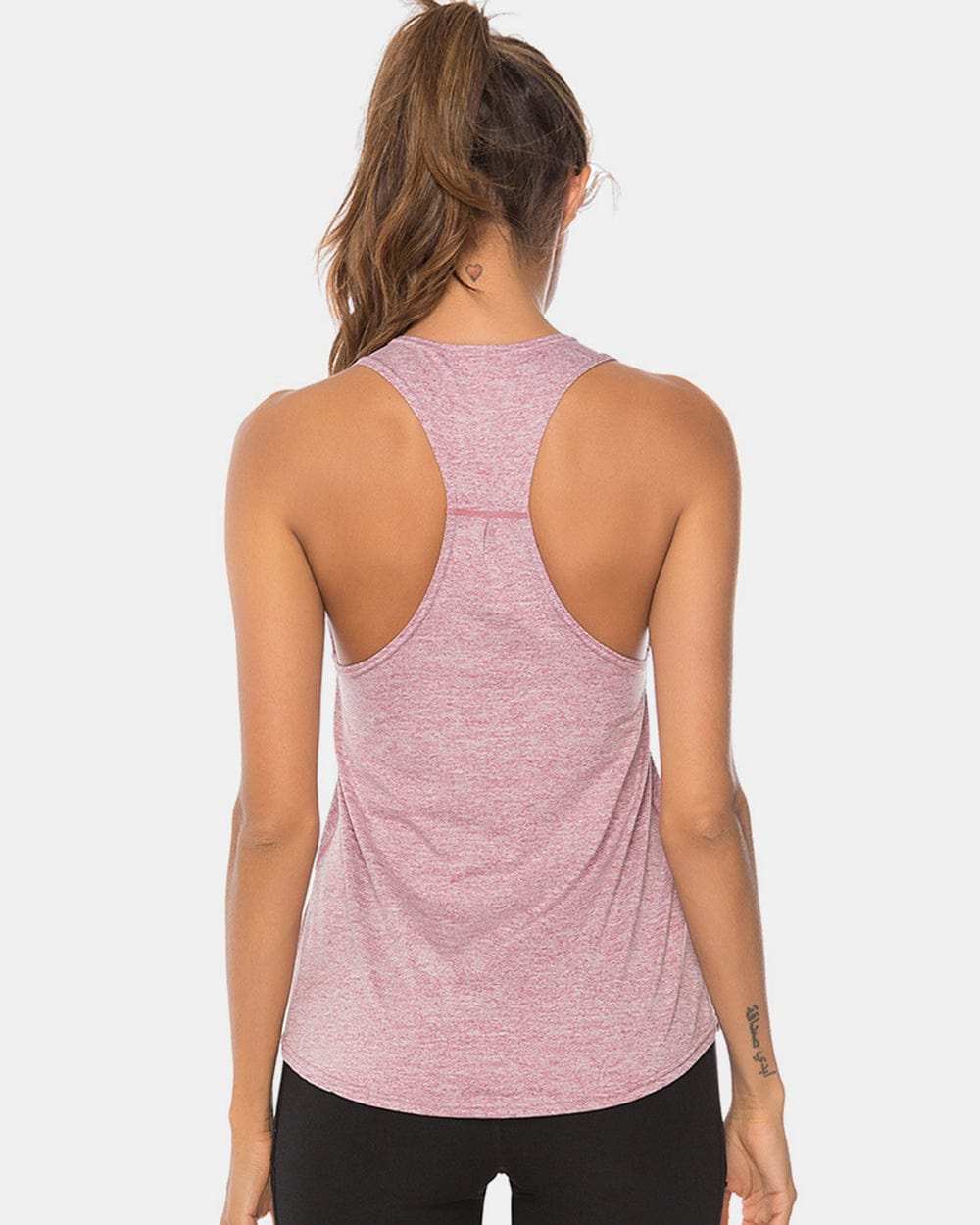 Full Size Scoop Neck Wide Strap Active Tank - Trendsi - Flyclothing LLC