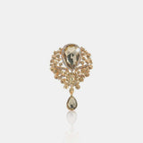 Alloy Rhinestone Teardrop Brooch - Trendsi - Flyclothing LLC