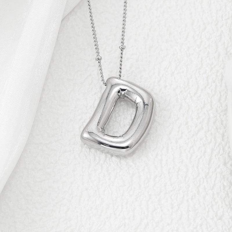 Copper Bubble Letter Pendant Necklace - Trendsi - Flyclothing LLC