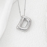 Copper Bubble Letter Pendant Necklace - Trendsi - Flyclothing LLC