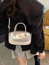 Lace Detail Bow Crossbody Bag - Trendsi - Flyclothing LLC