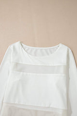 Round Neck Long Sleeve Bodysuit - Trendsi - Flyclothing LLC
