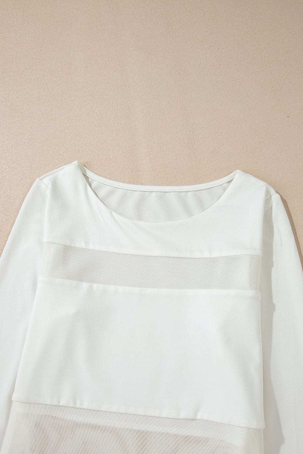 Round Neck Long Sleeve Bodysuit - Trendsi - Flyclothing LLC