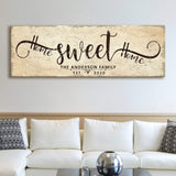 Home Sweet Home Sign VI - Tailored Canvases - Flyclothing LLC