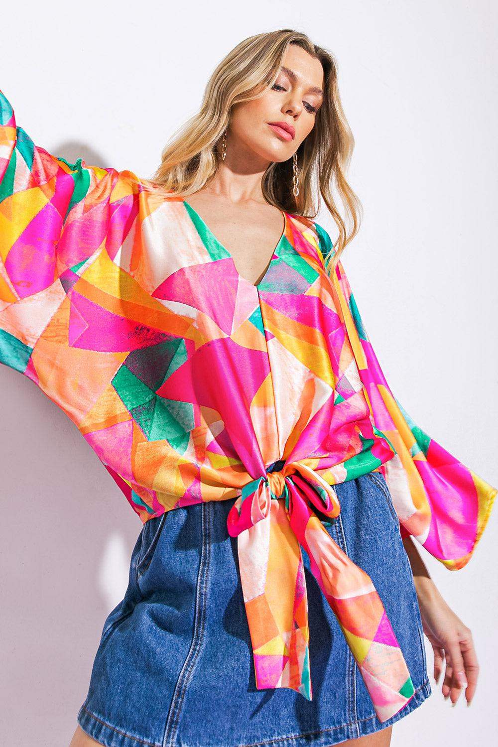 BE MINE FOREVER WOVEN TOP - Flying Tomato - Flyclothing LLC
