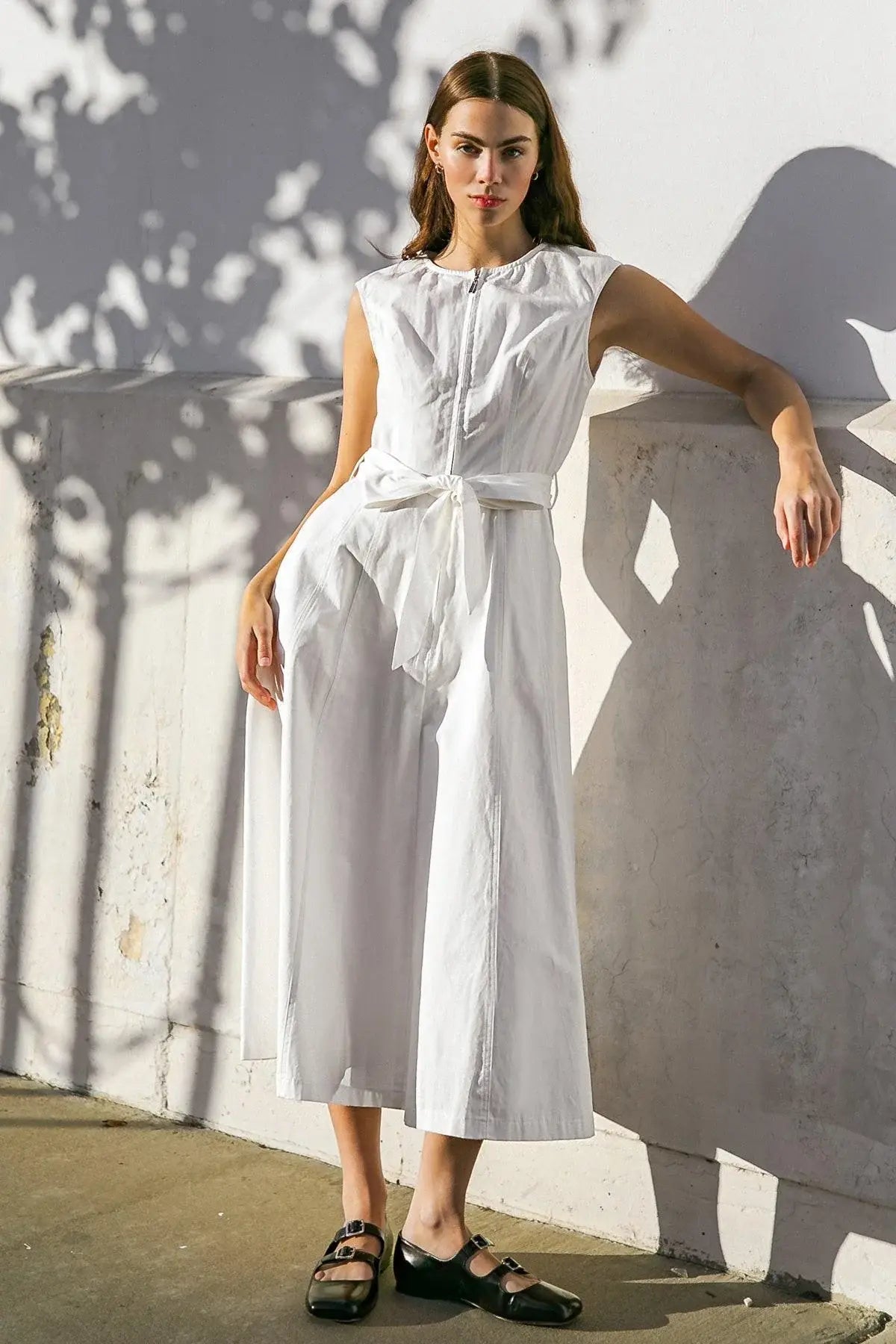 DELICATE DREAMS WOVEN MIDI DRESS - Flying Tomato - Flyclothing LLC