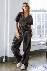 SAY IT AGAIN WOVEN JUMPSUIT - Flying Tomato - Flyclothing LLC