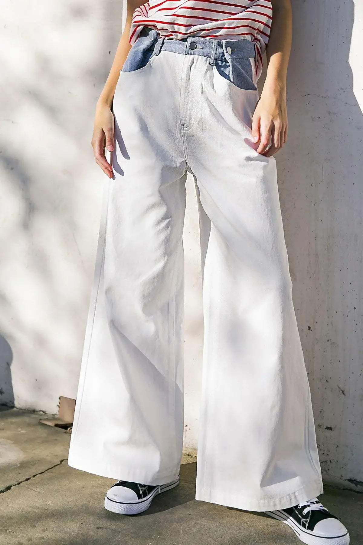 CLAIM TO FAME DENIM TWILL PANTS - Flying Tomato - Flyclothing LLC