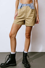 MAJOR MOOD DENIM TWILL SHORTS - Flying Tomato - Flyclothing LLC