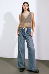 SHE'S A SWEET TALKER DENIM PANTS - Flying Tomato - Flyclothing LLC