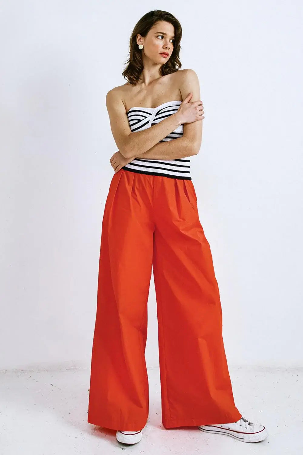 LOOK YOUR BEST POPLIN PANTS - Flying Tomato - Flyclothing LLC