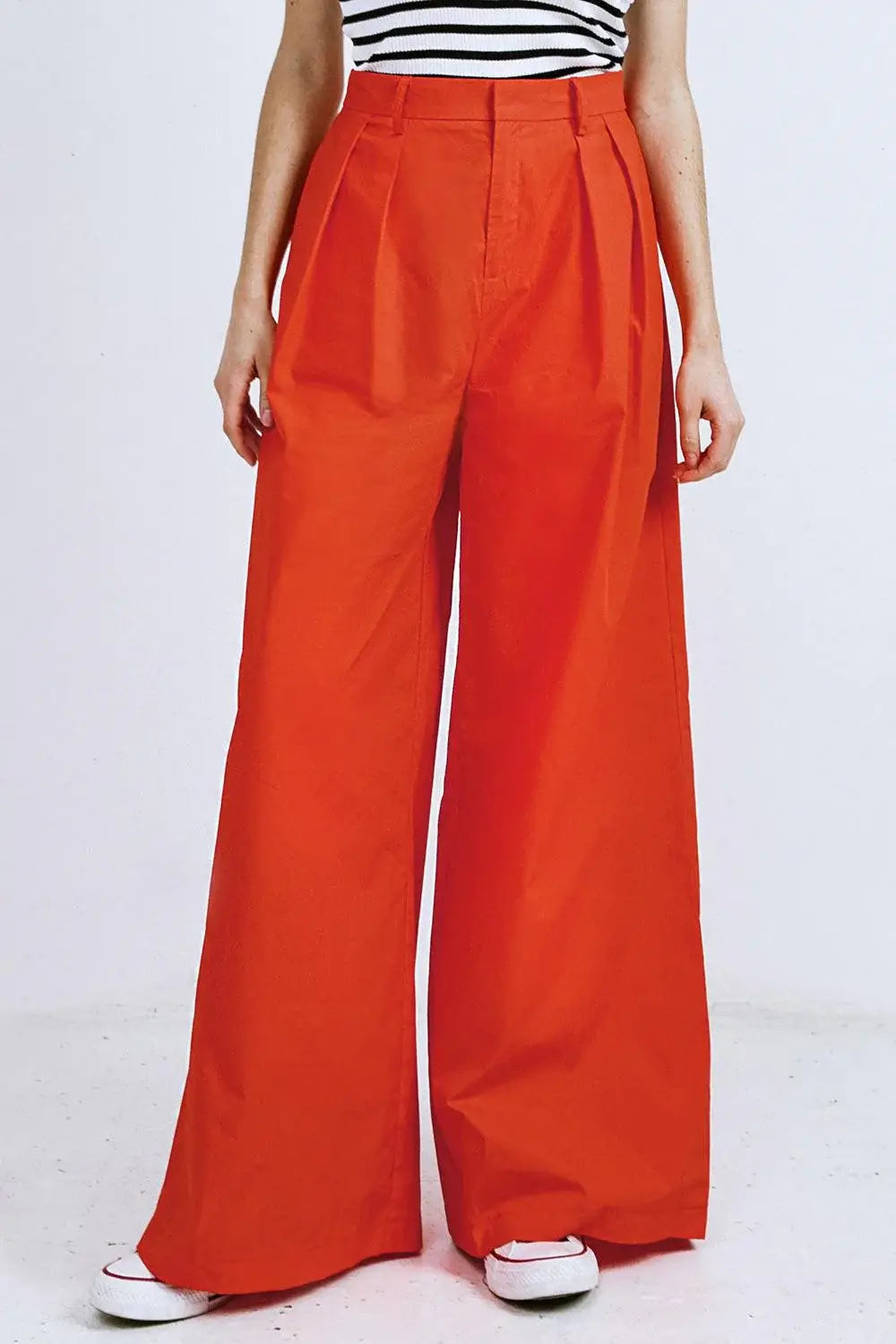 LOOK YOUR BEST POPLIN PANTS - Flying Tomato - Flyclothing LLC