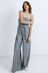 WISHFUL THINKING WOVEN JUMPSUIT - Flying Tomato - Flyclothing LLC