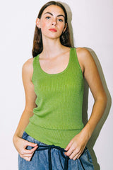 BLISSFUL LOVE WOVEN TANK TOP - Flying Tomato - Flyclothing LLC