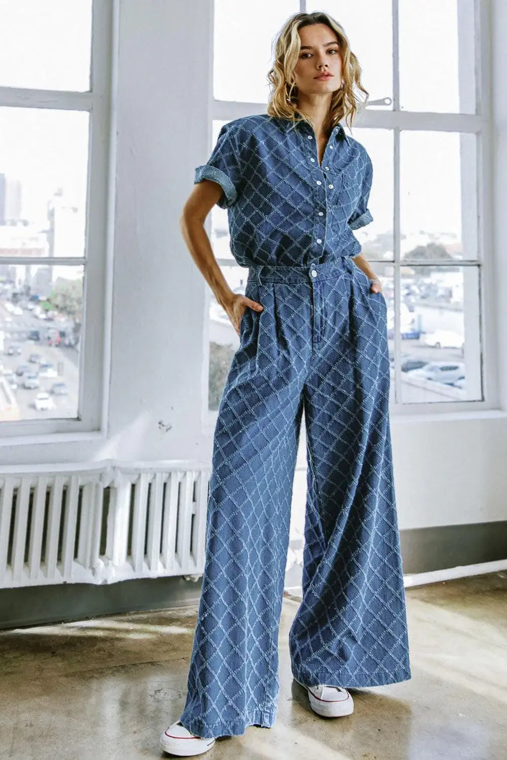 IT'S A SECRET DENIM TOP - Flying Tomato - Flyclothing LLC