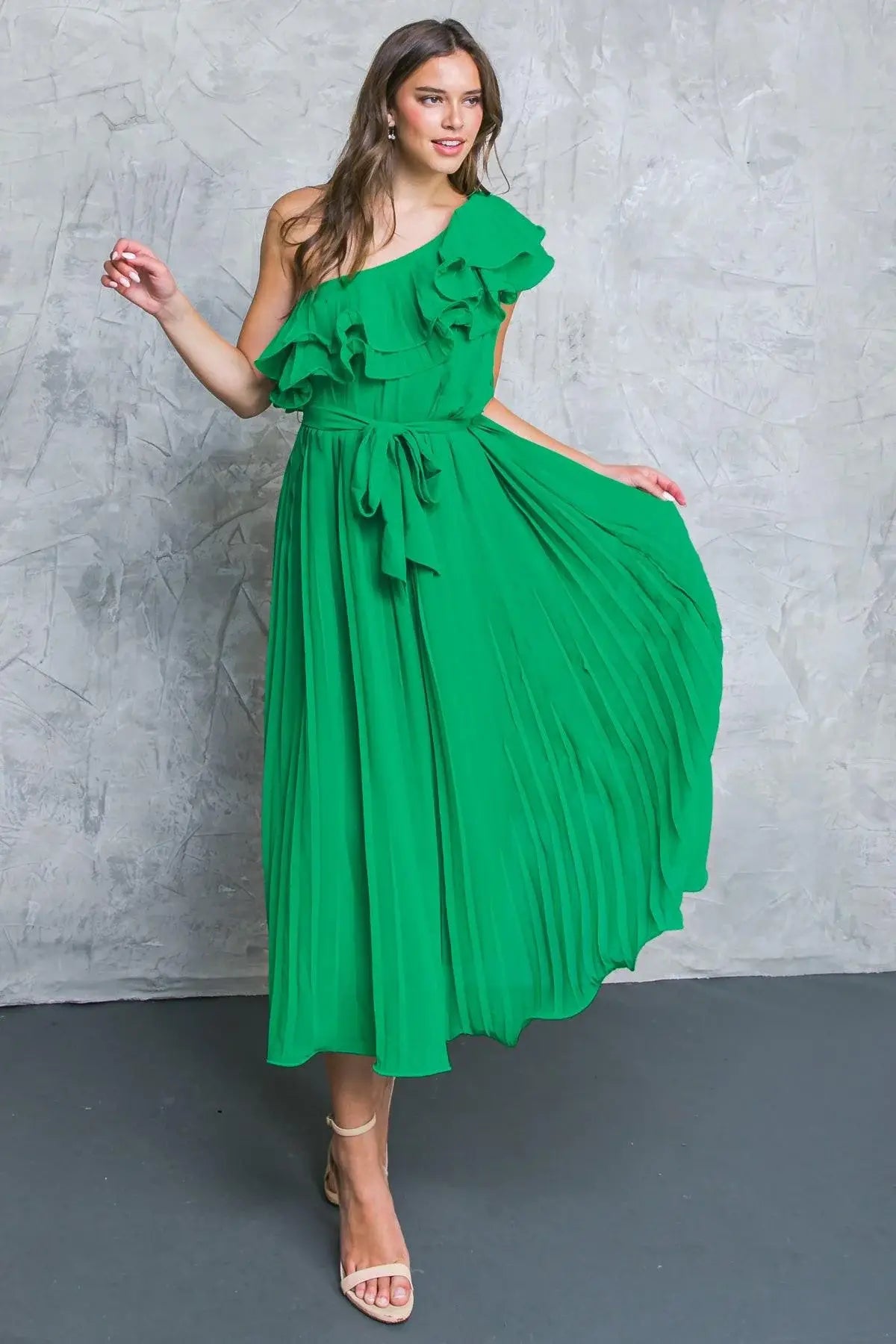 SUN-KISSED STYLE WOVEN MIDI DRESS - Flying Tomato - Flyclothing LLC