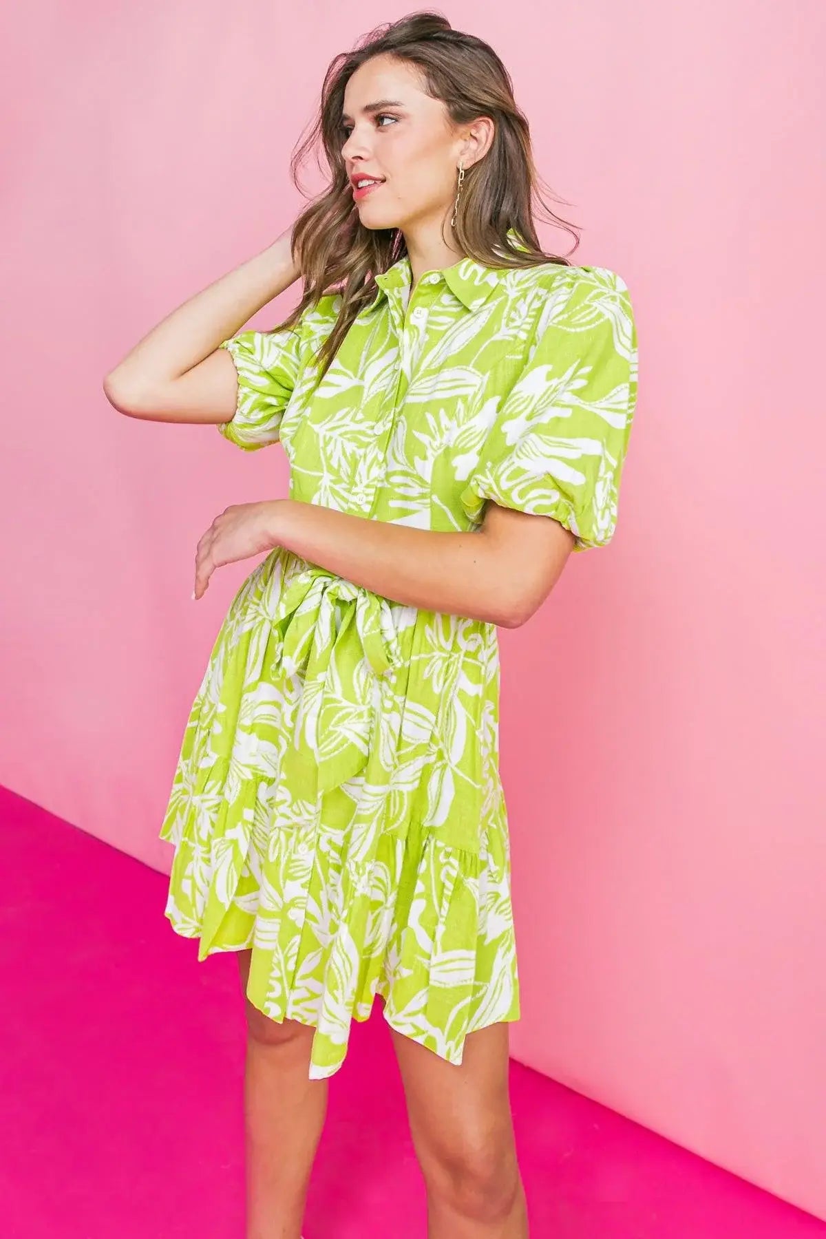 AM I DREAMING WOVEN MINI DRESS - Flying Tomato - Flyclothing LLC