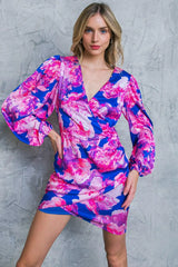 DRAMATICALLY CHIC SATIN MINI DRESS - Flying Tomato - Flyclothing LLC