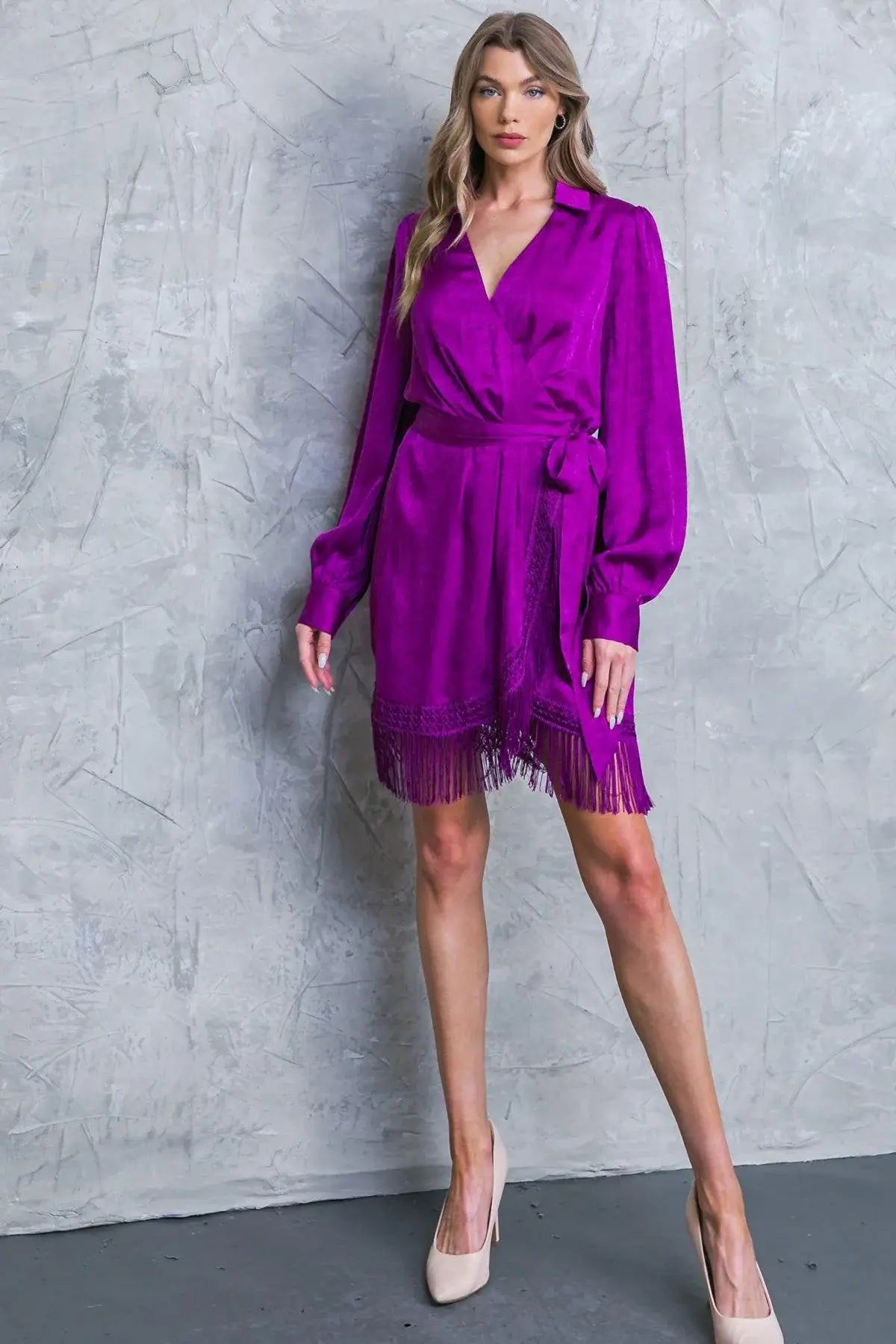 NEVER GONNA GIVE UP WOVEN MIDI DRESS - Flying Tomato - Flyclothing LLC