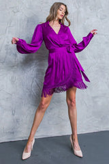 NEVER GONNA GIVE UP WOVEN MIDI DRESS - Flying Tomato - Flyclothing LLC