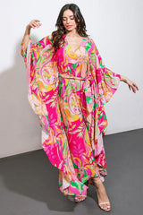 SEASIDE GIRLS WOVEN KAFTAN DRESS - Flying Tomato - Flyclothing LLC