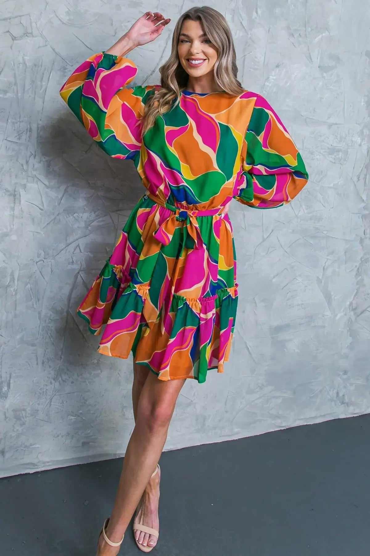 THANK ME LATER WOVEN MINI DRESS - Flying Tomato - Flyclothing LLC