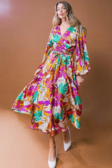 CAREFREE CONFIDENCE WOVEN MIDI DRESS - Flying Tomato - Flyclothing LLC
